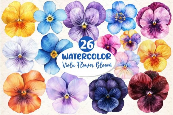 Download Viola Flower Bloom Clipart - Viola Collection