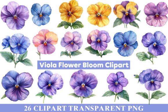 Download Viola Flower Bloom Clipart - Viola Collection