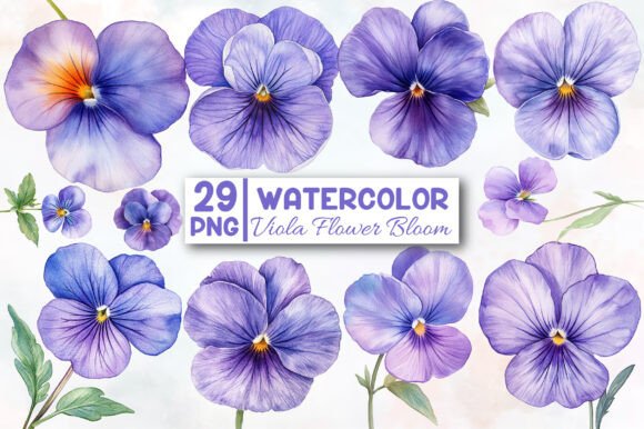 Download Viola Flower Bloom Clipart - Viola Collection